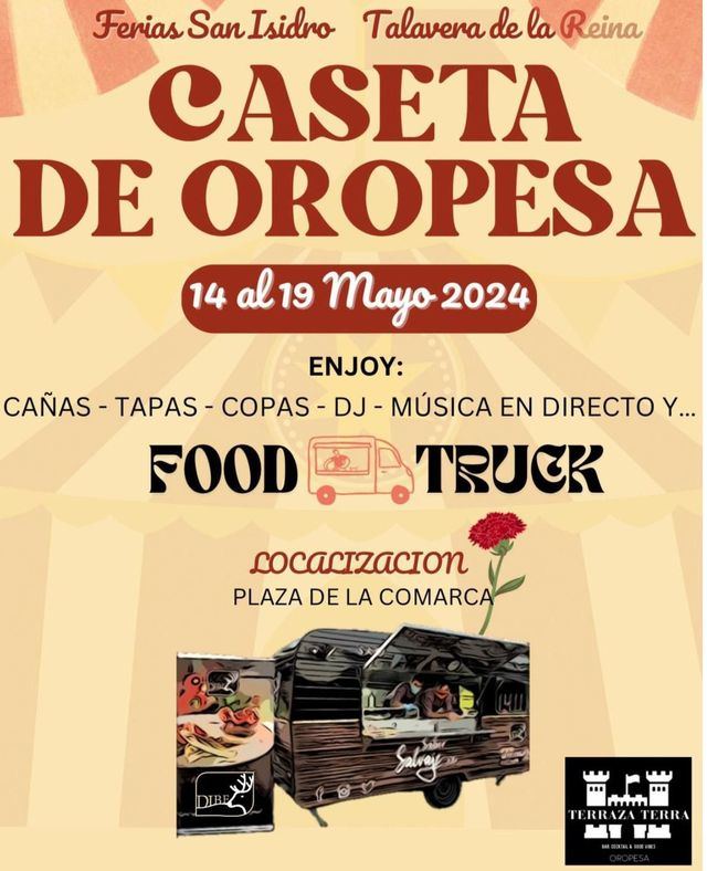 No te pierdas la mejor gastronomía en la food truck de Cárnicas Dibe en la Caseta de Oropesa