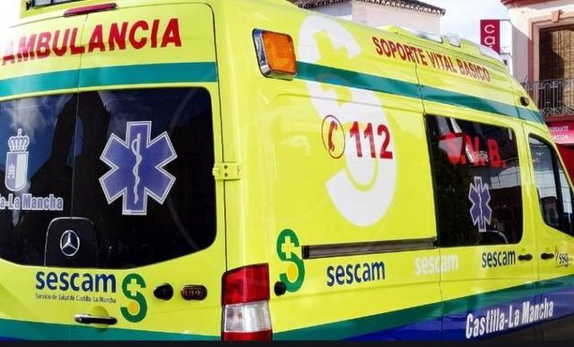 Ocho personas heridas tras la colisión entre una furgoneta y un turismo