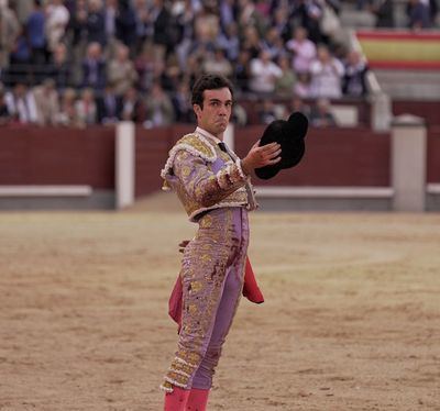 Tomás Rufo lo da todo en Las Ventas