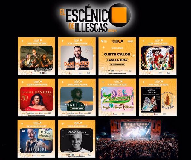 Isabel Pantoja, Sergio Dalma… Descubre todo sobre el 'Escénico' de Illescas