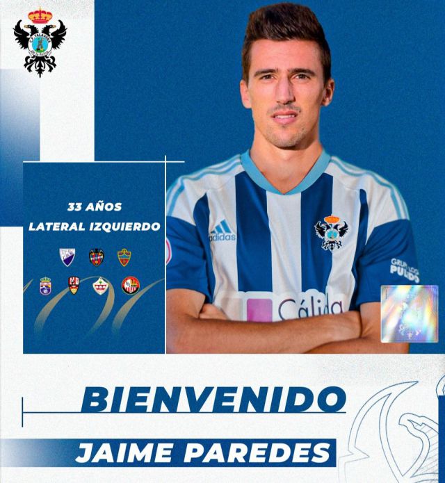 Jaime Paredes se convierte en el primer fichaje del CF Talavera para la próxima temporada