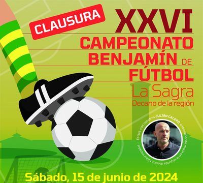 Julián Calero clausura el "XXVI Campeonato de Fútbol Benjamín La Sagra"