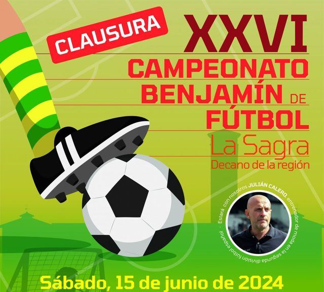 Julián Calero clausura el 'XXVI Campeonato de Fútbol Benjamín La Sagra'