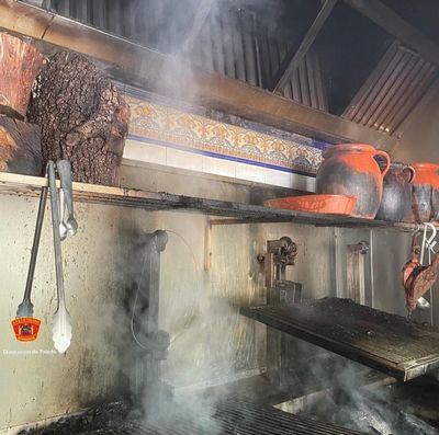 Se incendia la cocina de un conocido restaurante de Talavera