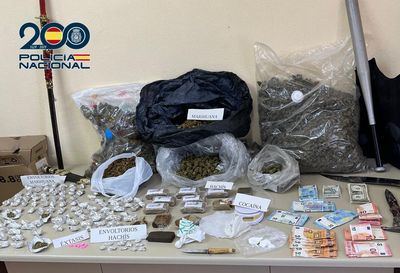 Desmantelan un narcopiso en el barrio de Palomarejos: se traficaba con cocaína, hachís y marihuana