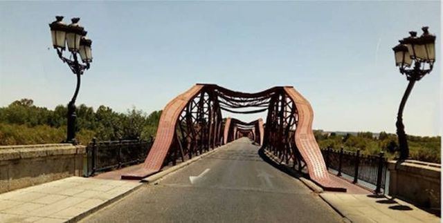 Puente de Talavera (montaje) /.Imagen de internet 