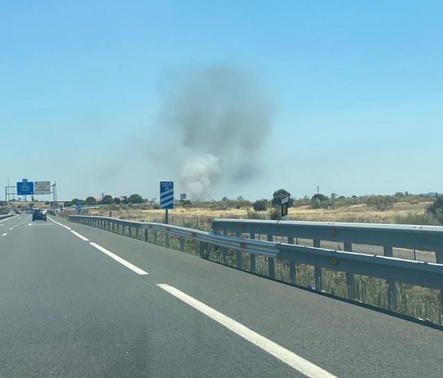 Incendio forestal en Talavera / Foto: La Voz del Tajo