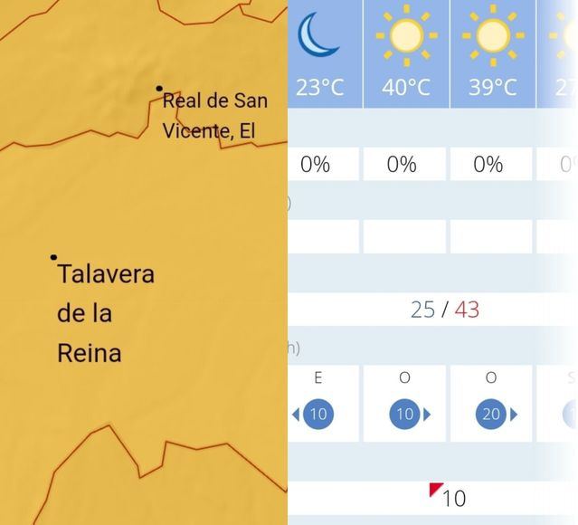 Alerta por la segunda ola de calor: 43 grados en Talavera, 42 en Toledo...