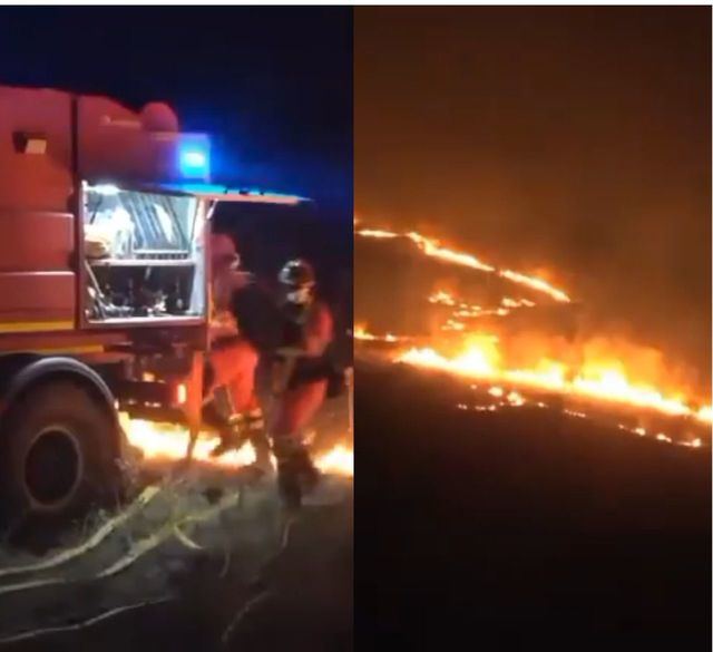 Incendio en La Estrella 