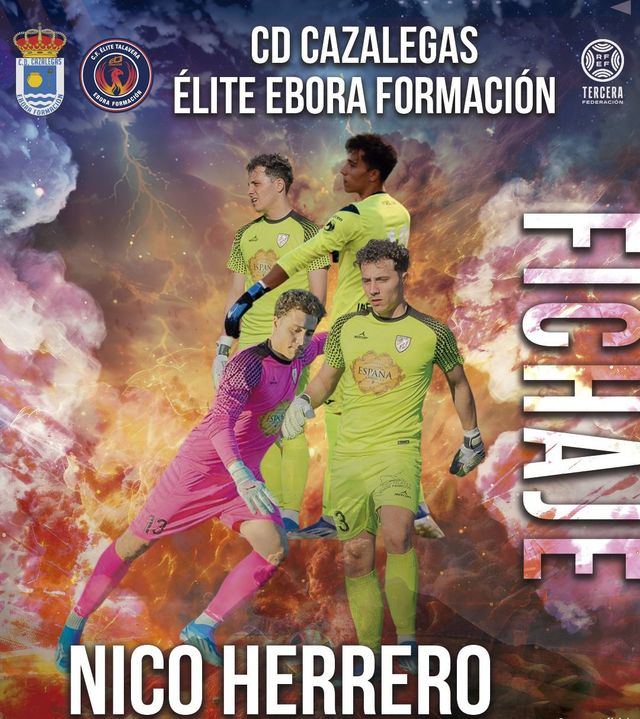 Nico Herrero llega al CD Cazalegas EB para reforzar la portería