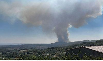 Incendio en Pasarón de la Vera / Guardia Civil 