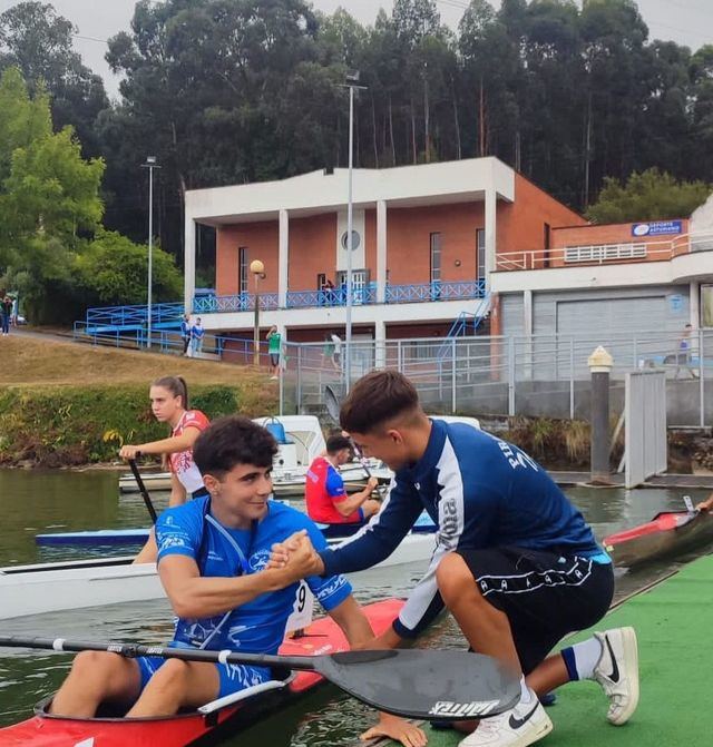 Arturo Aguilar y Lucas Muñoz durante la temporada 22-23