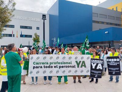 Concentración en el Hospital Universitario de Toledo 