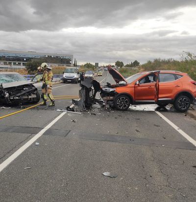 Impactante accidente de tráfico en Toledo