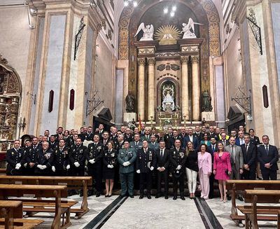 Homenaje a la Policía Nacional de Talavera el día de los Ángeles Custodios