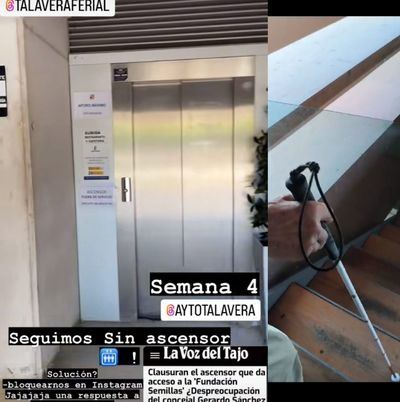 (Vídeo) "Bloquean" a 'Semillas' de Carlos Maldonado ¡4 semanas sin ascensor!