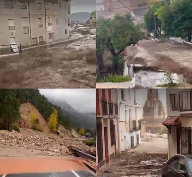 Impactantes imágenes de la DANA a su paso por Castilla-La Mancha