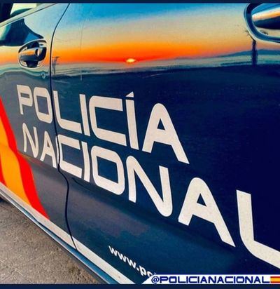 Coche patrulla de la Policía Nacional.