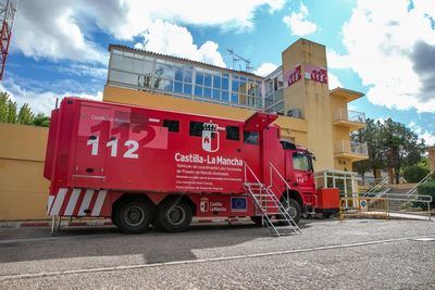 García-Page coloca la primera piedra del nuevo edificio del Servicio de Urgencias y Emergencias 112