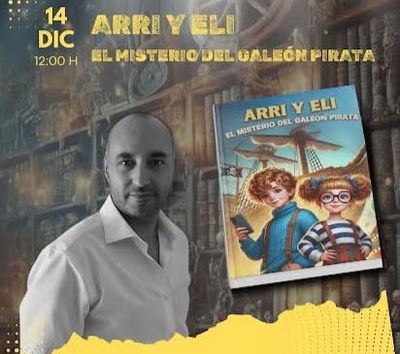 El talaverano Tomás A. Perantón presenta su primer libro 'Arri y Eli – El misterio del galeón pirata'