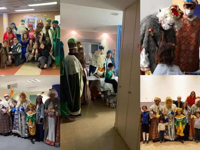 Los Reyes Magos traen alegría a los niños hospitalizados en Toledo y Talavera