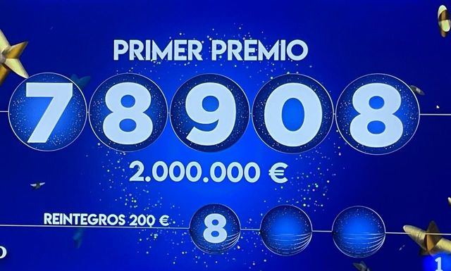 Este es el Primer premio de la Lotería del Niño: 78.908