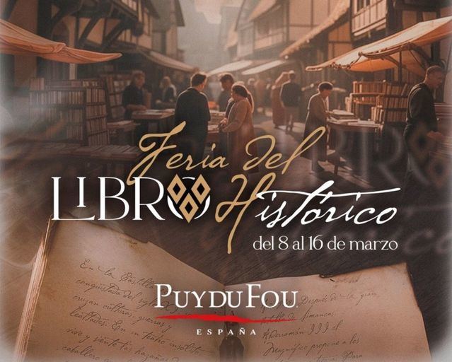 La nueva temporada de Puy du Fou trae como novedad la Feria del Libro Histórico