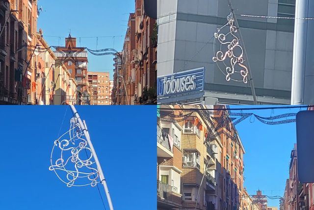 Un mes después las luces de Navidad siguen estando presentes en las calles de la ciudad