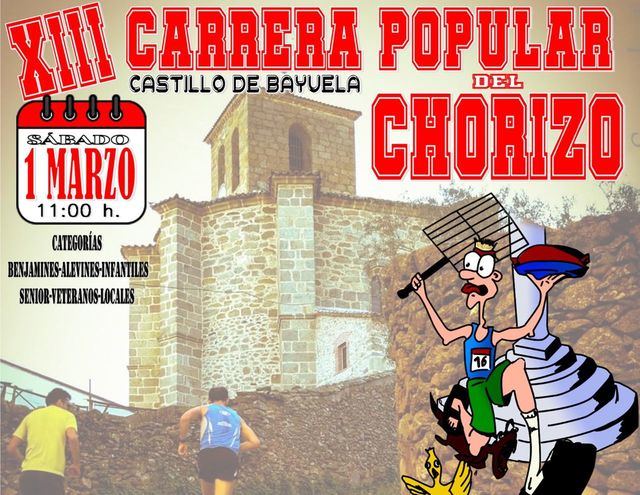 Vuelve la XIII Carrera del Chorizo en Castillo de Bayuela