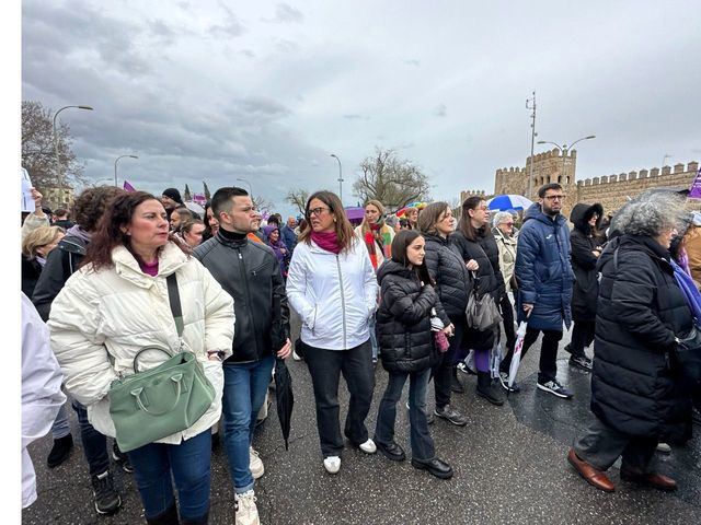 El Gobierno regional se sumó a la movilización del 8M en las calles de Toledo