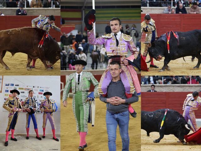 Damián Castaño, a hombros en Villaseca en una tarde de solidaridad y buen toreo