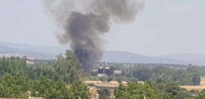 TALAVERA | Extinguido el incendio junto a la carretera de San Román