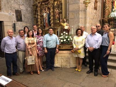 Carmen Riolobos participa en las fiestas en honor a El Salvador en Lagartera