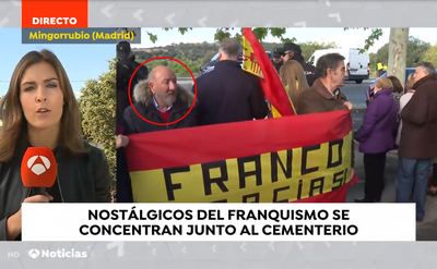 No te imaginas quién estaba en El Pardo junto a los seguidores de Franco