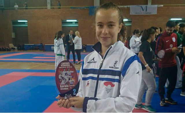 Ainara Gómez segunda en el Torneo Internacioal de Kárate 'Ciudad de Málaga'