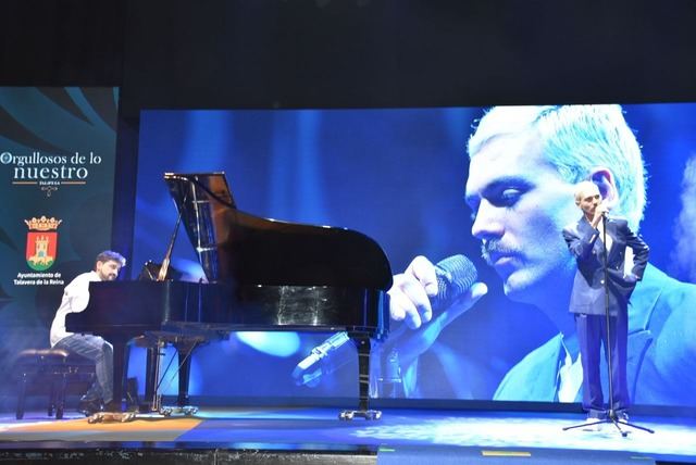 Alberto Jiménez durante los Premios Ciudad de Talavera