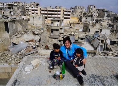 “Buenos días desde el cielo de Alepo”, la exposición sobre Siria en el colegio Maristas