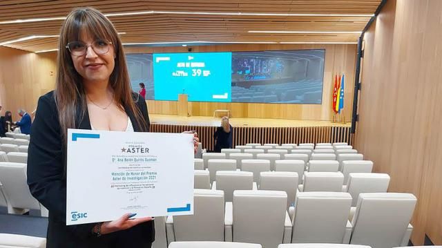 Premian la investigación de una estudiante de la UCLM Talavera