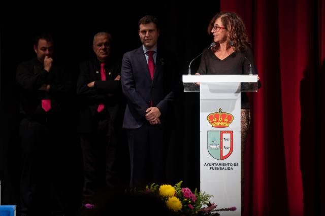 Ana Gómez interviene durante el acto.