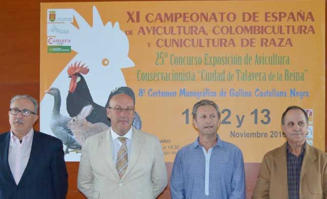 El XI Campeonato de España Avicultura se celebrará en Talavera