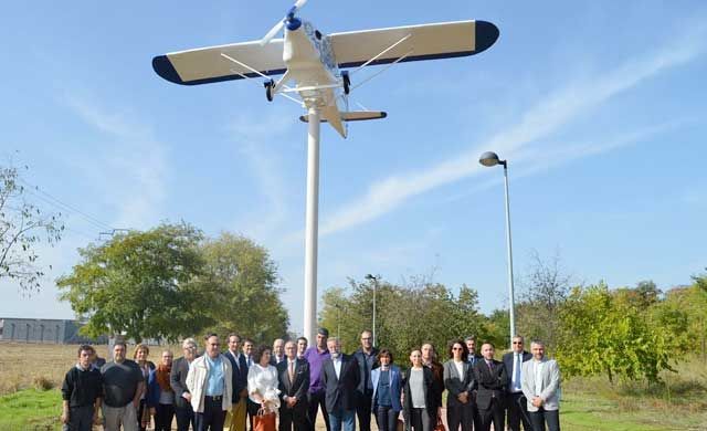 La avioneta de la 'Harinera' vuelve a surcar los cielos de Talavera