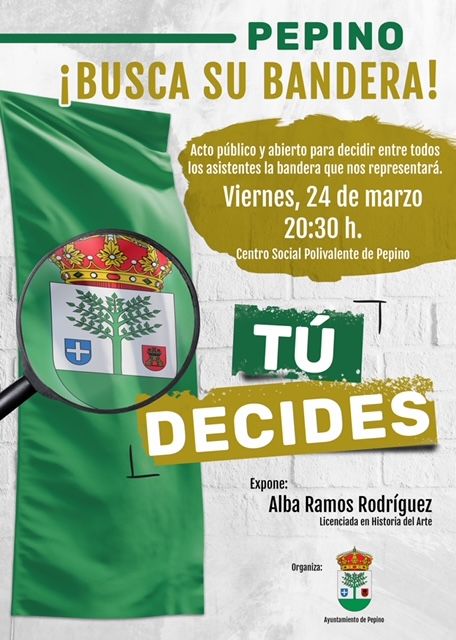 Pepino busca su bandera