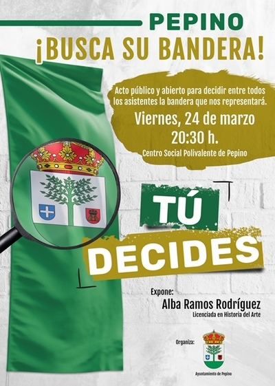 Pepino busca su bandera