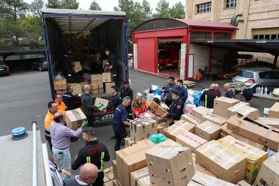 Toledo envía el primer tráiler con 20.000 kilos de ayuda con destino a la Comunidad Valenciana