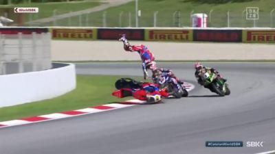 SUPERBIKE | El doble infortunio de Bautista en Montmeló