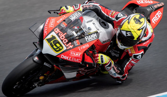 Bautista con la Ducati en Superbike