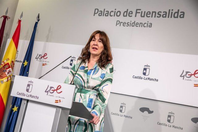 Blanca Fernández, en rueda de prensa | Foto: David Esteban