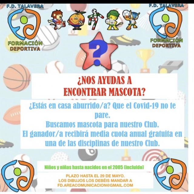 DEPORTES | Formación Deportiva busca mascota