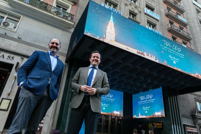 La campaña 'Toledo, tu patrimonio mundial' luce ya en las pantallas de Callao y Gran Vía