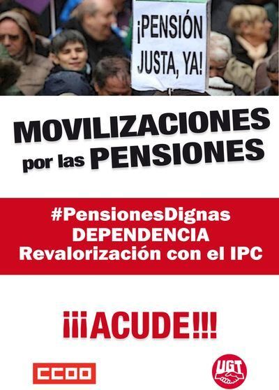 Movilizaciones los días 1 y 2 de octubre en CLM por los derechos de personas mayores y pensiones dignas